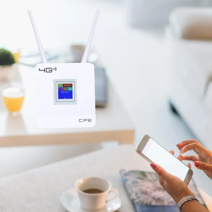 4G роутер CPE903 роздає Wi-Fi вдома там, де немає кабельного інтернету