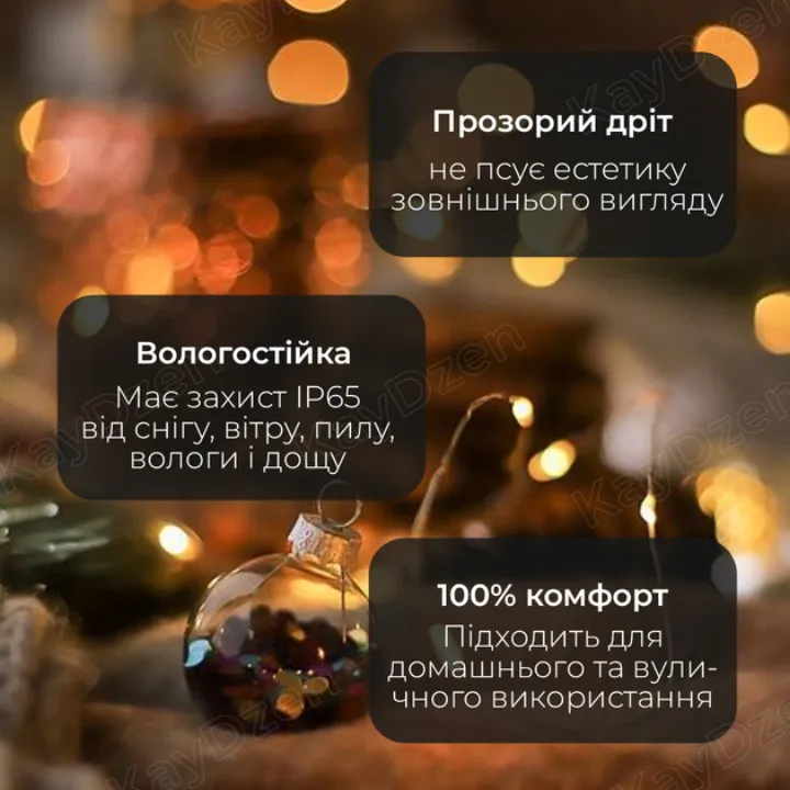 Захист IP65: не боїться дощу, вітру, пилу та вологи