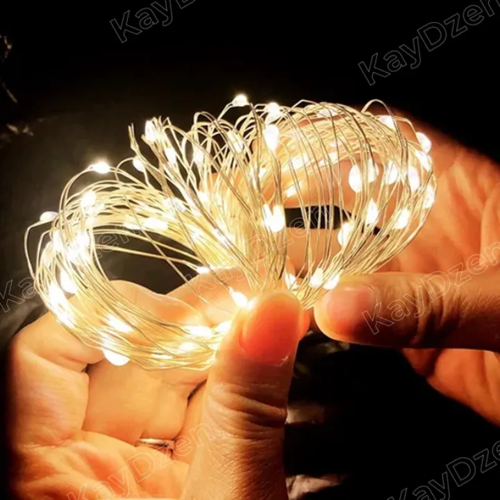 Гірлянда LED «Краплі роси» FOYU, 10м/100 ламп, на сонячній батареї
