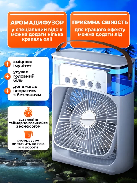 Аромадифузор та приємна свіжість: додайте олію або лід