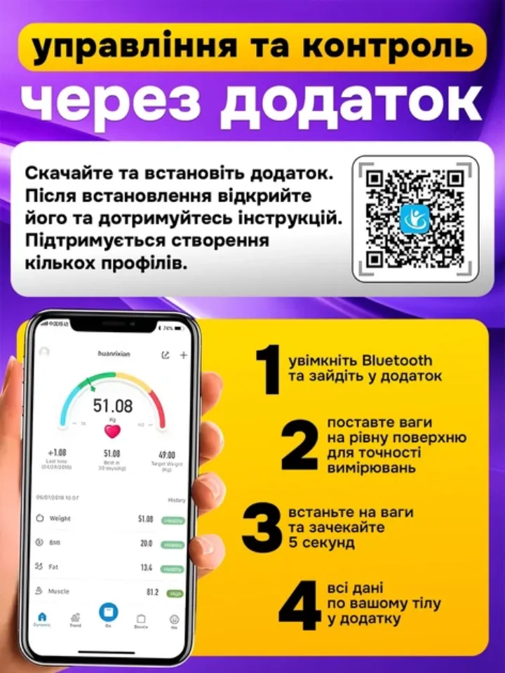 Керування через мобільний додаток: Bluetooth-синхронізація за 5 секунд