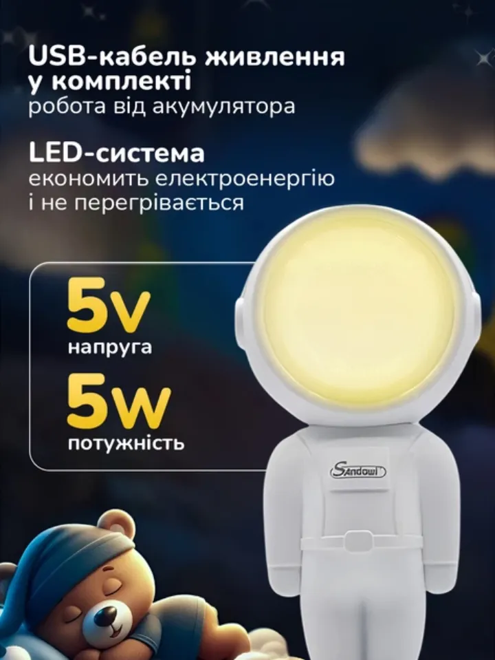 Зарядка USB Type-C, LED-система 5V 5W