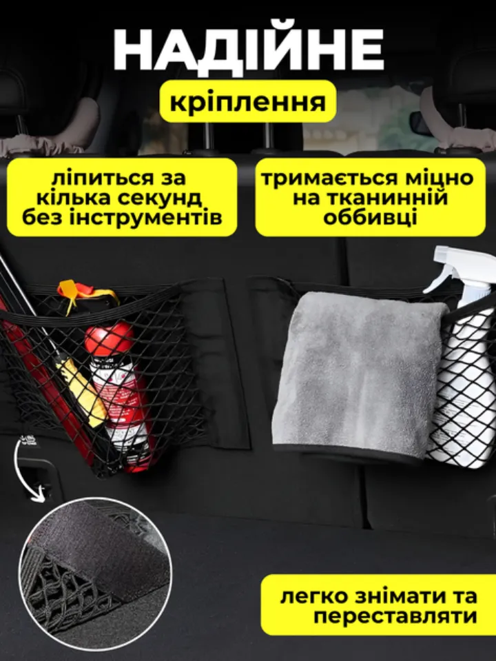 Надійне кріплення на липучках без інструментів, легко знімати та переставляти