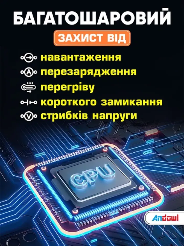 Захист від перенавантаження, перегріву та короткого замикання